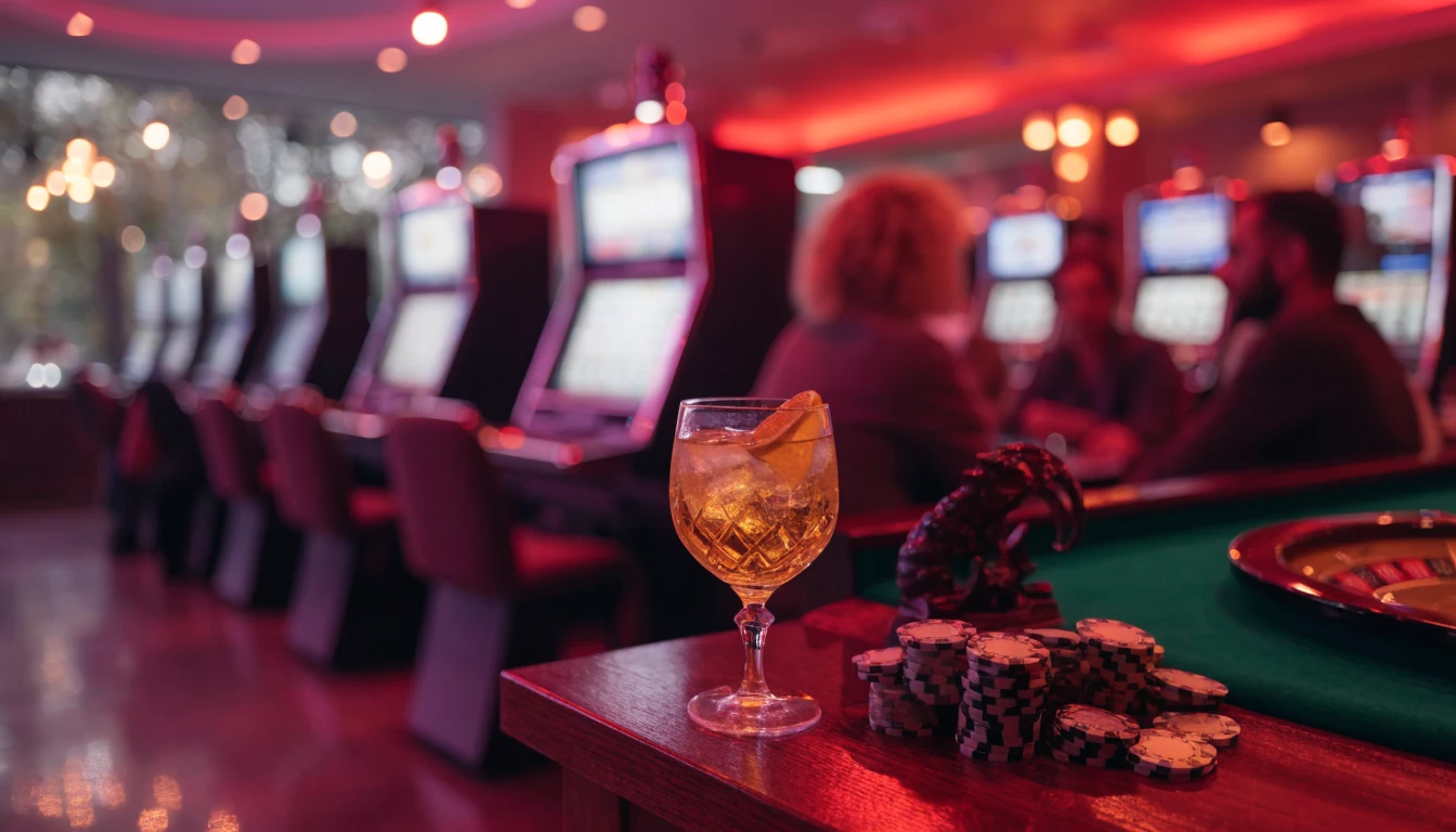 Moderno hrvatsko casino s automatima, ulošcima i ruletom